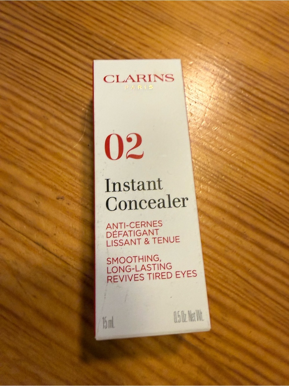 Euc Clarins Instant concealor Cream -Shade 02 Made in France